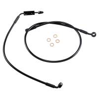 Magnum - Magnum Black Coated XR Stainless Front Brakeline Kit with Black Fittings - 33in. Total Length - SBB1325-33 - Image 1