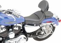 Saddlemen - Saddlemen Renegade Heels Down Solo Seat with Driver Backrest without Studs - 807-03-0041 - Image 3