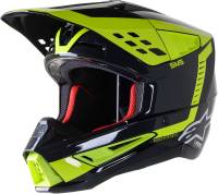 Alpinestars - Alpinestars SM5 Beam Helmet - 8303722-1151-2X - Black/Anthracite/Yellow Fluo Glossy - 2XL - Image 1