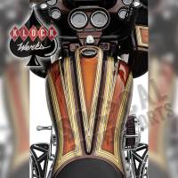Klock Werks - Klock Werks Custom Metal Dash - Long - E-Coated - KWS-01-0861 - Image 3