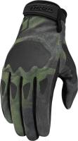 Icon - Icon Hooligan Battlescar Gloves - 3301-4124 - Green - Medium - Image 1