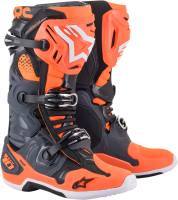 Alpinestars - Alpinestars Tech 10 Non-Vented Boots - 2010020-9040-10 - Gray/Orange/Black/White - 10 - Image 1