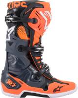 Alpinestars - Alpinestars Tech 10 Non-Vented Boots - 2010020-9040-10 - Gray/Orange/Black/White - 10 - Image 4