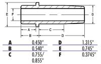 Kibblewhite Precision - Kibblewhite Precision Cast Iron Intake Valve Guide (+.002in.) - 20-2052C - Image 2