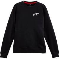Alpinestars - Alpinestars Ageless Chest Crew Womens Fleece - 12325182010S - Black - Small - Image 1