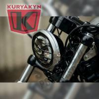 Kuryakyn - Kuryakyn Dillinger Headlight Trim - Silver - 6687 - Image 3