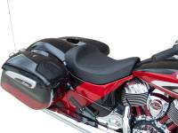 Drag Specialties - Drag Specialties Solo Seat - Stitched - Vinyl - 0810-2266 - Image 1