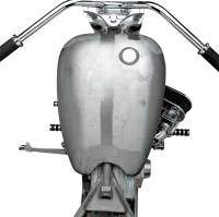 Drag Specialties - Drag Specialties One-Piece Extended Gas Tank with Screw-In Cap - Smooth Top Style - 011675-BX40 - Image 2