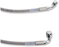 Drag Specialties - Drag Specialties Extended Stainless Steel Front Brake Line Kit - Clear Coated - 48 1/4in. - 660214-4 - Image 2