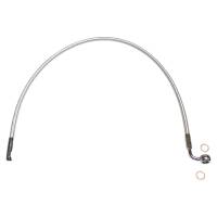 Magnum - Magnum Sterling Chromite II Designer Series ABS Front Upper Brake Line - 12mm. 90deg. Banjo - 22in. - AS378022 - Image 1