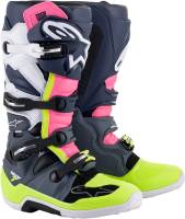 Alpinestars - Alpinestars Tech 7 Boots - 2012014-9076-10 - Gray/Black/Pink - 10 - Image 1
