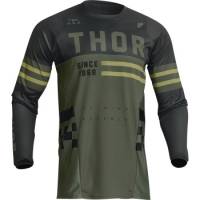 Thor - Thor Pulse Combat Youth Jersey - 2912-2184 - Army/Black - X-Large - Image 1
