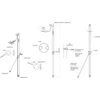 Scanstrut - Scanstrut LMP-1 Self Leveling Pole Radar Mount - Raymarine Garmin Navico 2kW & 4kW Domes - Image 3