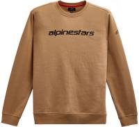 Alpinestars - Alpinestars Linear Crew Fleece - 1212-51324-2310-S - Sand/Black - Small - Image 1