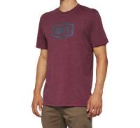 100% - 100% Icon T-Shirt - 20000-00030 - Maroon Heather - Small - Image 1