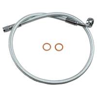 Magnum - Magnum Sterling Chromite II Designer Series ABS Front Upper Brake Line - 12mm. 90deg. Banjo - 26in. - AS378026 - Image 1