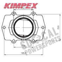 Kimpex - Kimpex Carburetor Mounting Flange - 07-101-05 - Image 2