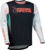 Moose Racing - Moose Racing Agroid Jersey - 2910-6994 - Teal/Black - Small - Image 1