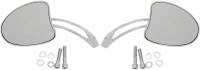 Drag Specialties - Drag Specialties Tapered Mirrors with Slotted Stems - 6in. L - 0640-1098 - Image 1