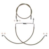 Magnum - Magnum Clear Coated XR Stainless Front Brakeline Kit - 31in. Upper Brake Length - SSC1307-31 - Image 1