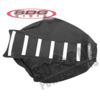 SDG - SDG 6-Rib Gripper Seat Cover - Black Cover/White Ribs - 95945WK - Image 2