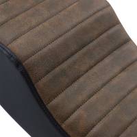 Z1R - Z1R Retro-Style Classic Stitch Seat - Brown Distressed Face/Black - 0810-2216 - Image 4