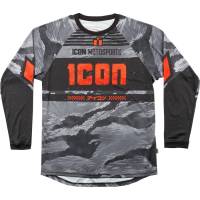 Icon - Icon Tigers Blood Jersey - 2824-0091 - Gray Camo - Small - Image 1
