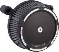 Arlen Ness - Arlen Ness Big Sucker Stage I Air Filter Kit with Cover - Slot Track - Black - 50-837 - Image 2