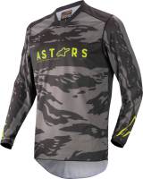 Alpinestars - Alpinestars Racer Tactical Youth Jersey - 3771222-1154-L - Black/Gray Camo/Yellow Fluo - Large - Image 1