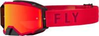 Fly Racing - Fly Racing Zone Pro Goggles - 37-51895 - Red / Red Mirror/Amber Lens - OSFM - Image 1