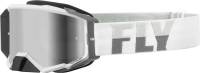 Fly Racing - Fly Racing Zone Pro Goggles - 37-51896 - White/Gray / Silver Mirror/Smoke Lens - OSFM - Image 1