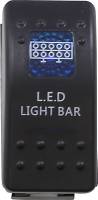 Moose Utility - Moose Utility Rocker Switch - LED Lightbar (Single Pole, Single Throw) - 0616-0328 - Image 1