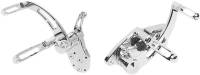 Accutronix - Accutronix Forward Controls with Master Cylinder - Slotted, +3in. - Chrome - FC106-XSC - Image 2