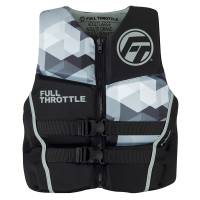 Full Throttle - Full Throttle Men&#39;s Rapid-Dry Flex-Back Life Jacket - 2XL - Black/Grey - Image 1