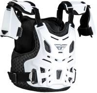 Fly Racing - Fly Racing Revel Offroad CE Rated Youth Roost Guard - 36-16065 YTH CE WHT - White - OSFM - Image 3
