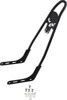 Motherwell - Motherwell One-Piece Skull Insert Sissy Bars - 25in. - Matte Black - 156T18-MB-SK - Image 1