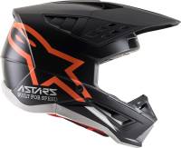 Alpinestars - Alpinestars SM5 Compass Helmet - 8303321-1149-2X - Black/Orange Flourescent Matte - 2XL - Image 5