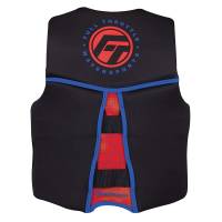 Full Throttle - Full Throttle Youth Rapid-Dry Flex-Back Life Jacket - Red/Black - Image 2