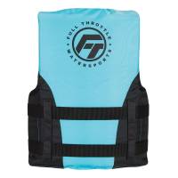 Full Throttle - Full Throttle Teen Nylon Life Jacket - Aqua/Black - Image 2