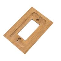Whitecap - Whitecap Teak Ground Fault Outlet Cover/Receptacle Plate - Image 2