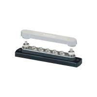 Blue Sea Systems - Blue Sea 2300 150AMP Common BusBar 10 x #8-32 Screw Terminal w/Cover - Image 1