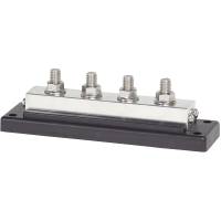 Blue Sea Systems - Blue Sea 2104 PowerBar 600AMP Cable Connector 4 x 3/8 16 Stud Terminal - Image 1