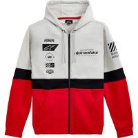 Alpinestars - Alpinestars Position Zip Hoodie - 1212-530221096L - Silver/Red/Black - Large - Image 1