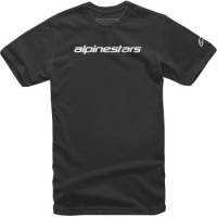 Alpinestars - Alpinestars Linear Wordmark T-Shirt - 1212-720201011M - Black/Gray - Medium - Image 1