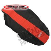 SDG - SDG 9-Pleat Gripper Seat Cover - Red/Black - 96343RK - Image 2