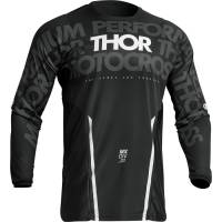 Thor - Thor Pulse Mono Jersey - 2910-7101 - Black/White - 2XL - Image 1