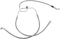 Drag Specialties - Drag Specialties Standard Length Front Stainless Steel Brake Line Kit - Clear - 660325 - Image 2