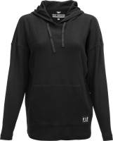 Fly Racing - Fly Racing Fly Oversized Thermal Womens Hoodie - 358-0140M - Black - Medium - Image 1