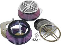 Baron Custom Accessories - Baron Custom Accessories XXX Big Air Kits - Chrome - BA-2381-00 - Image 1