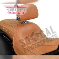 Show Chrome - Show Chrome Detachable Smart Mount Backrest - Saddle - 30-209 - Image 2